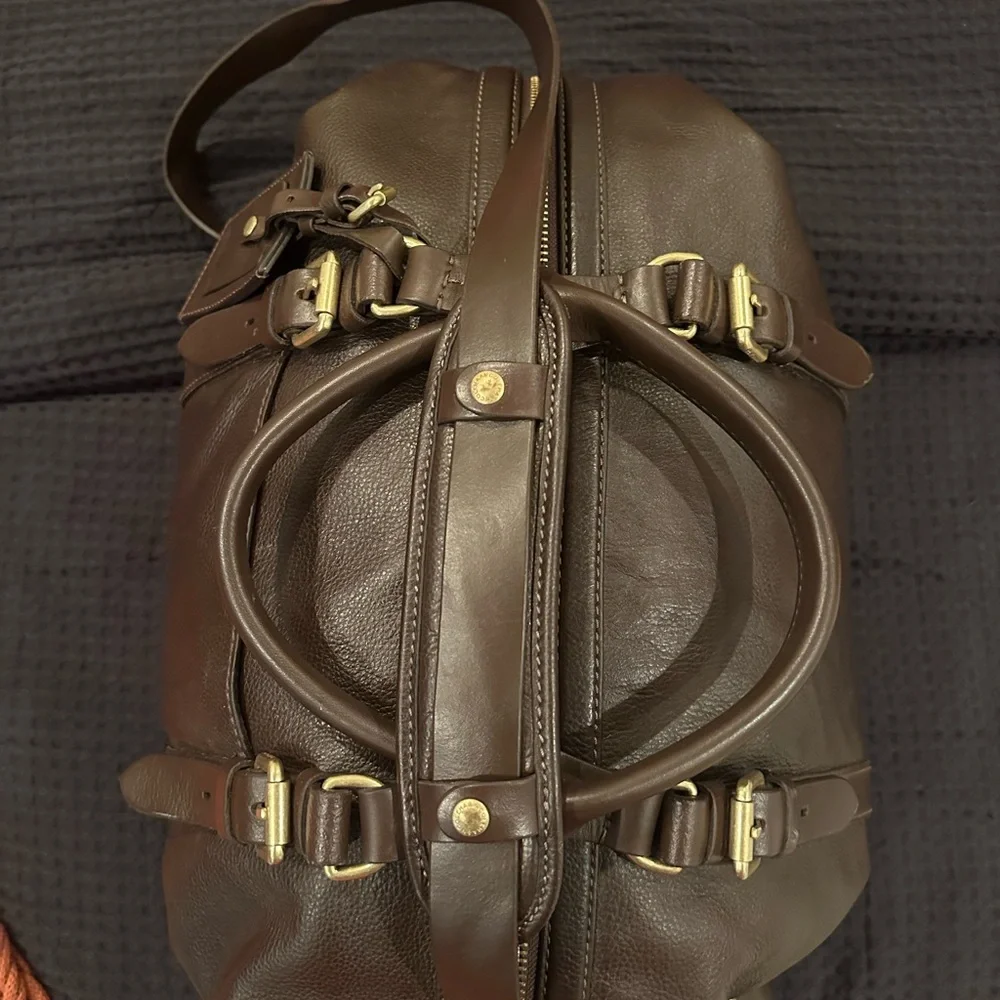 Genuine leather Cole Haan weekender bag. Used twice. In excellent condition. - Picture 5 of 5